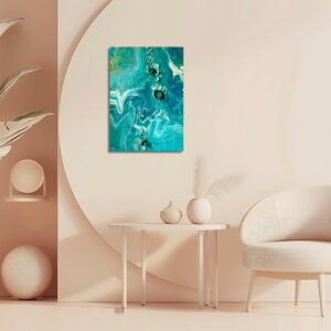 Art mural – Toile « Flots ondoyants »