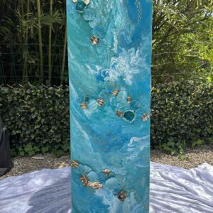 Art mural – Toile « Paradis Bleu »